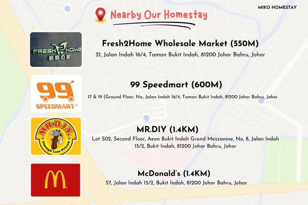Cozy Holiday Home Karaoke Bbq Bukit Indah Jb Johor Bahru Exteriér fotografie